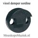 Viool demper - sordine tourte rond