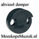 Altviool demper tourte rubber rond
